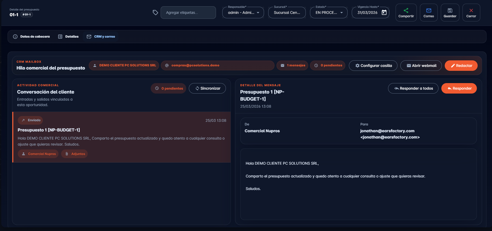 Control de Stock Inteligente - Rabbit by Nupros